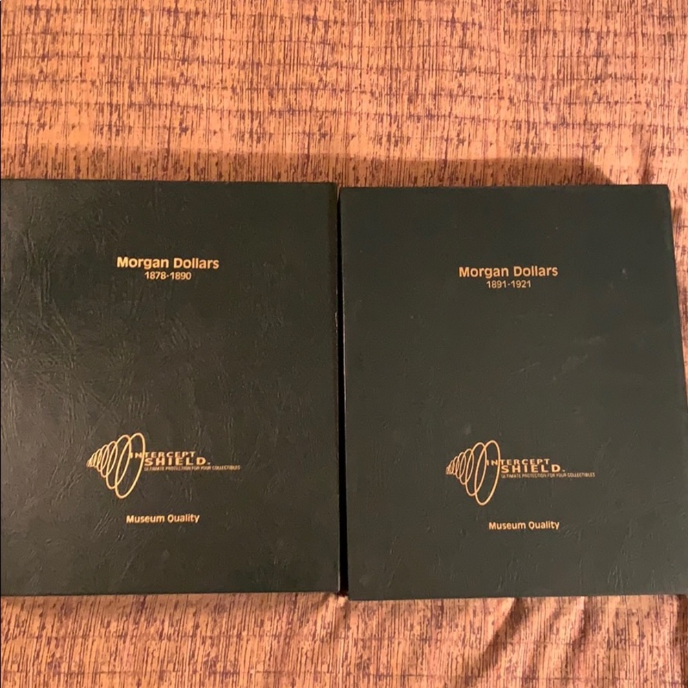 Storage album for coin collectors.